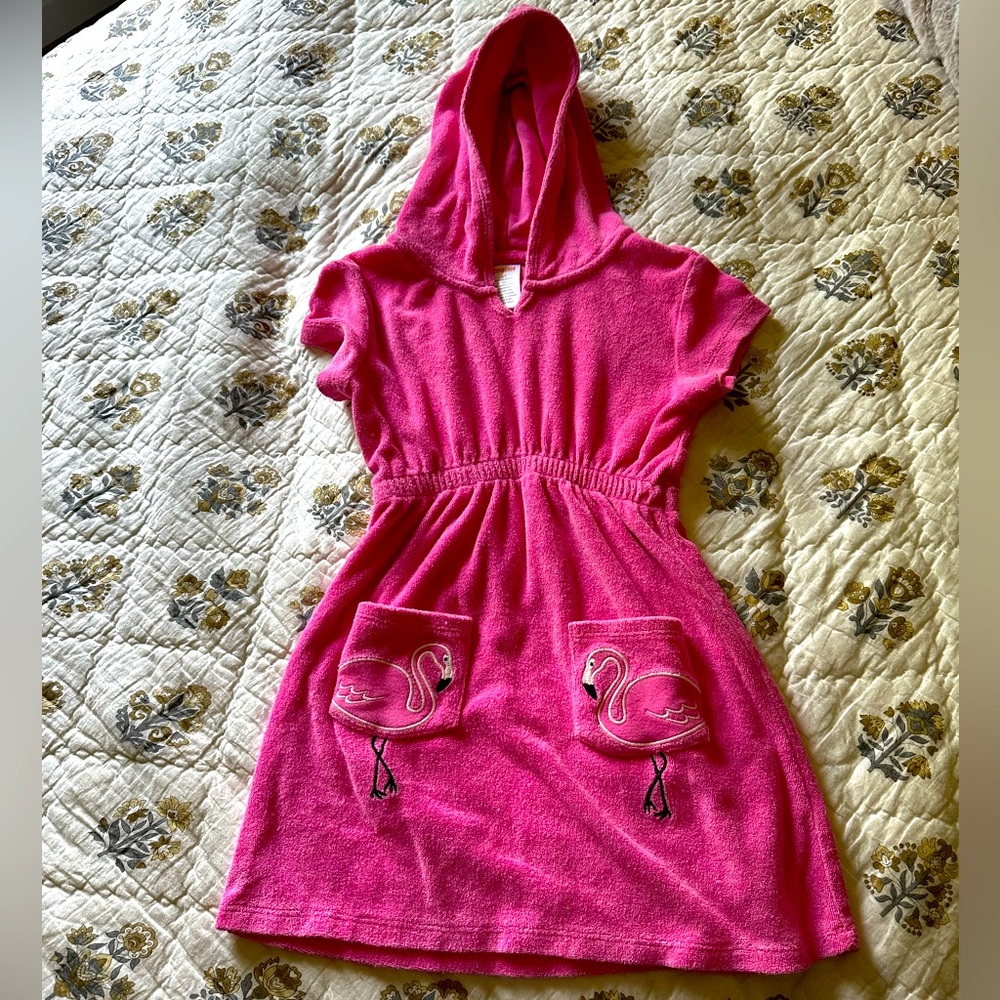 Gymboree Girls 5T Pink Terry Coverup